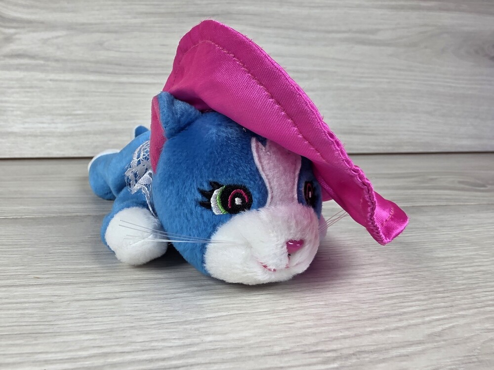 Lisa Frank Miss Furonica Plush Cat Plush w Hat and Lace Collar SU31
